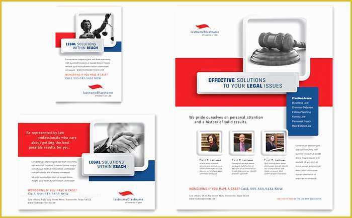 Free Legal Brochure Templates Of Justice Legal Services Flyer & Ad Template Design