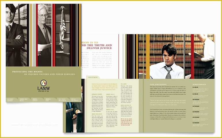 Free Legal Brochure Templates Of Lawyer &amp; Law Firm Brochure Template Word &amp; Publisher