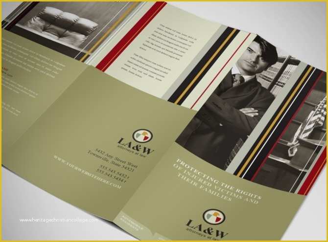 Free Legal Brochure Templates Of Lawyer Law Firm Tri Fold Brochure Template