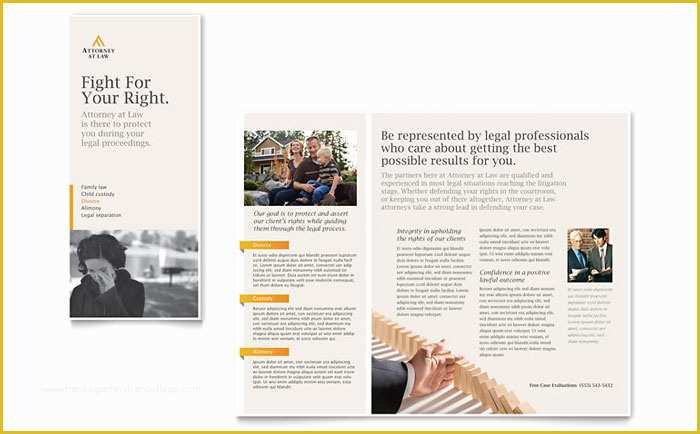 Free Legal Brochure Templates Of Legal Advocacy Tri Fold Brochure Template Design