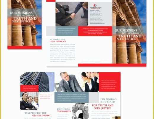 Free Legal Brochure Templates Of Legal &amp; Government Services Tri Fold Brochure Template