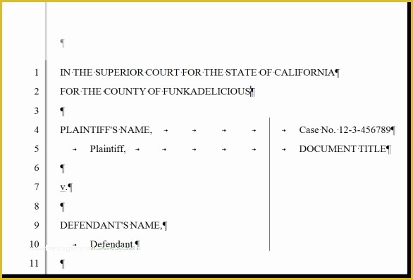 Free Legal Pleading Paper Template for Word Of How to Create Your Own Pleading Paper Template Part 2