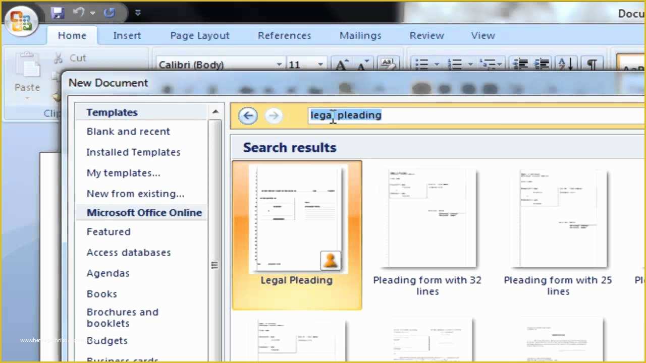 Free Legal Pleading Paper Template for Word Of How to Obtain Pleading Paper with Microsoft Word