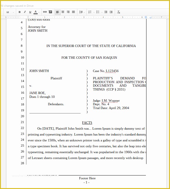 free-legal-pleading-paper-template-for-word-of-special-interrogatories-california