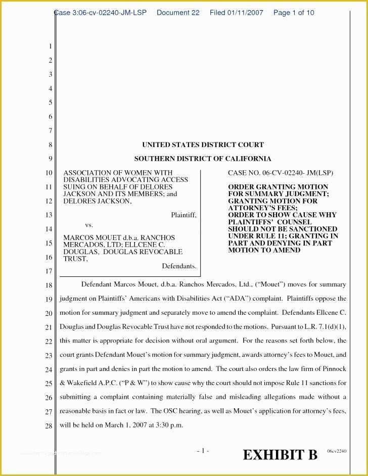 Free Legal Pleading Paper Template for Word Of Pleadings Template