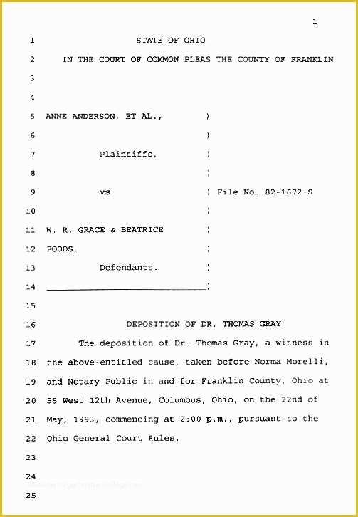 Free Legal Pleading Paper Template For Word Of Special Interrogatories 