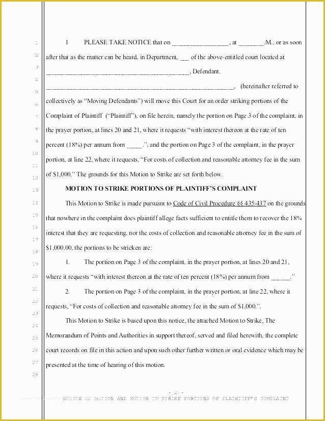 Free Legal Pleading Paper Template for Word Of Separation Agreement Template Free Word Document Download