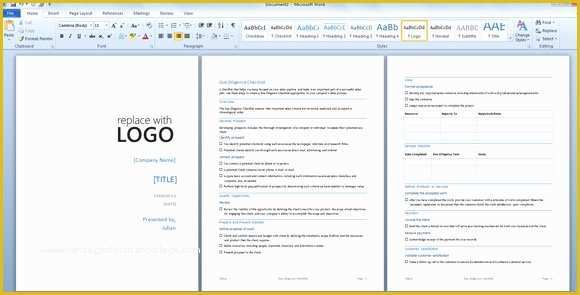 Free Legal Templates Microsoft Word Of Due Diligence Template for Word 2013
