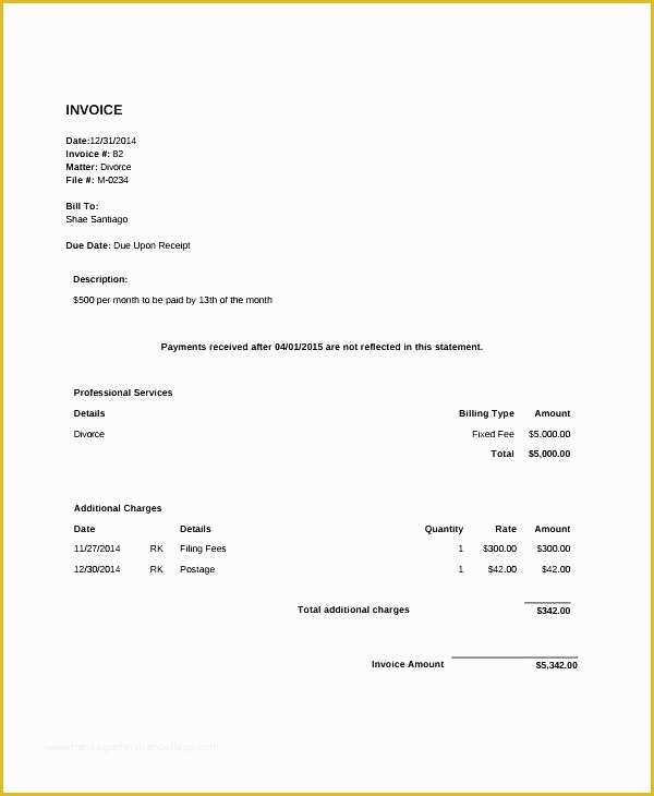 Free Legal Templates Microsoft Word Of Legal Invoice Template Word