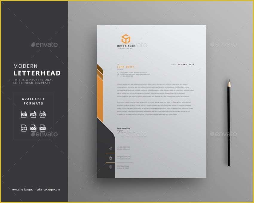 Free Letter Design Templates Of 15 Creative Professional Letterhead