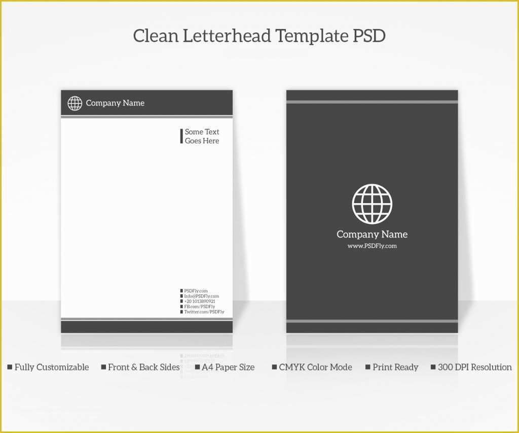 Free Letter Design Templates Of 15 Free Vector Psd Pany Letter Head Design Template