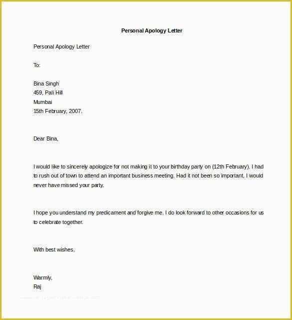 Free Letter Design Templates Of 44 Personal Letter Templates Pdf Doc