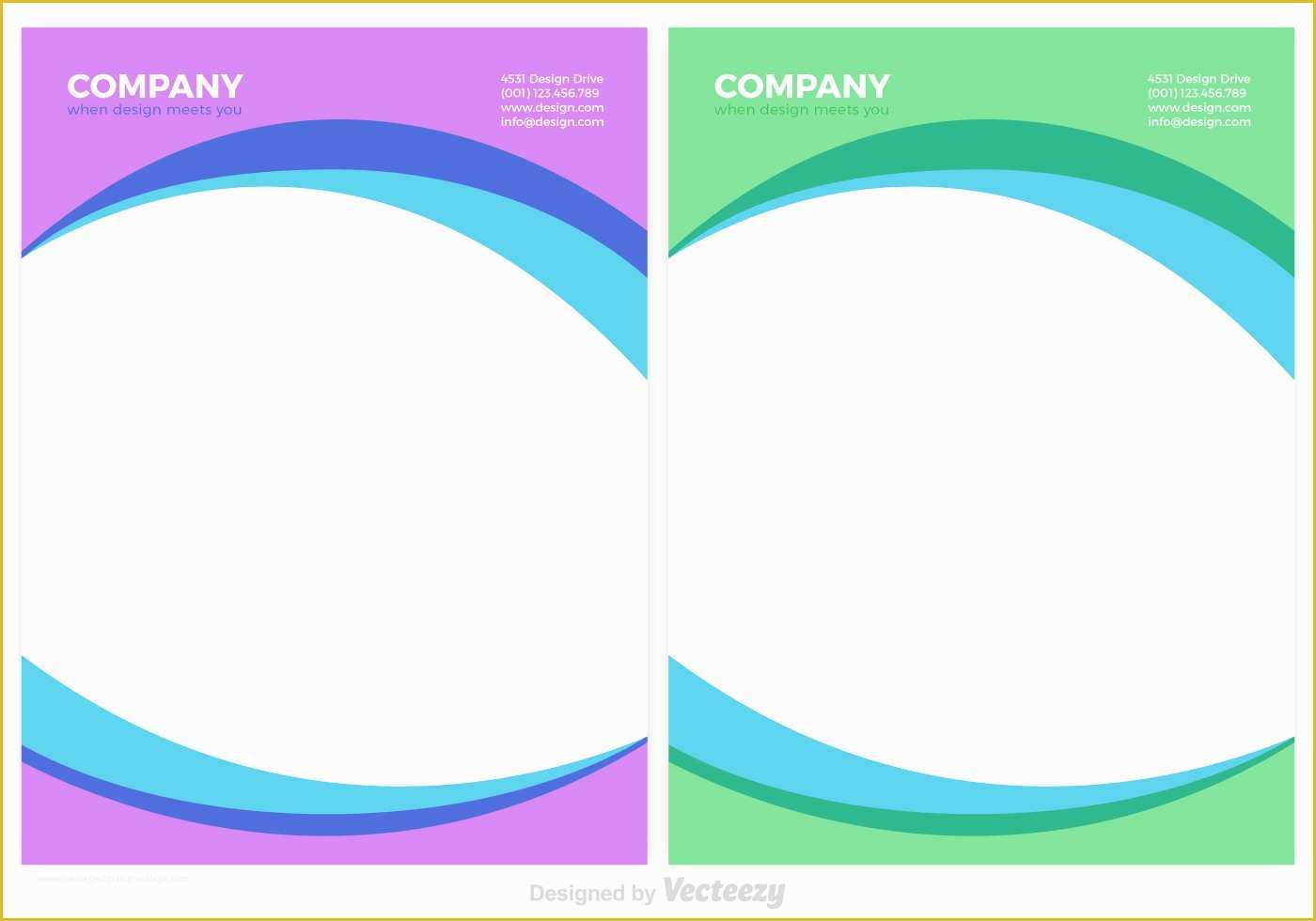 Free Letter Design Templates Of Letter Head Design Vector Download Free Vector Art