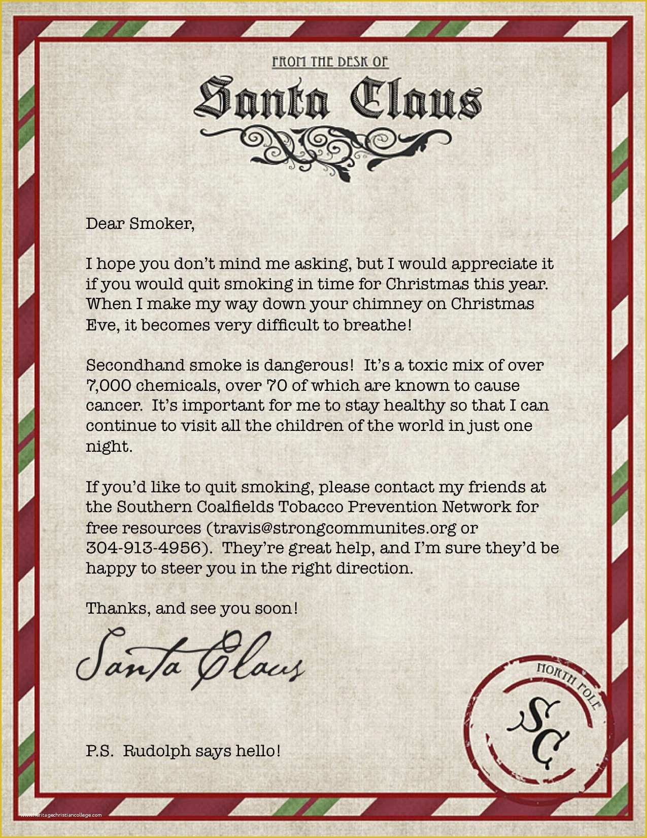 Free Letter From Santa Template Word Of Letters From Santa Templates