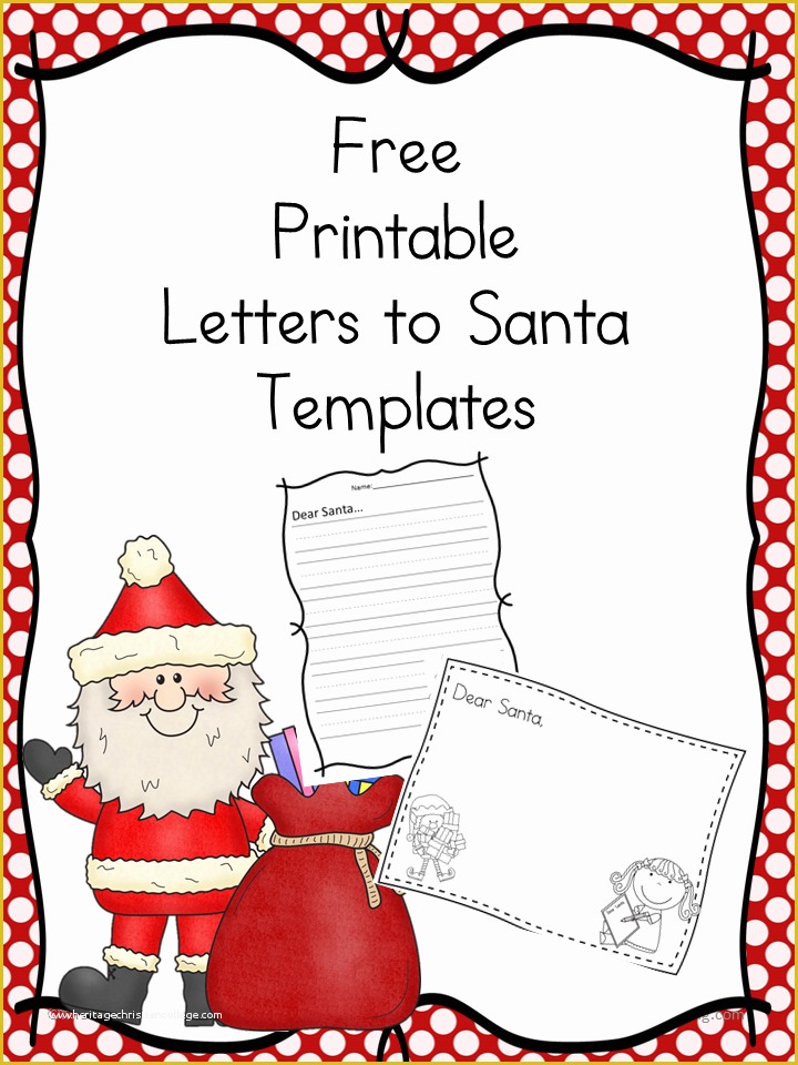 Free Letter From Santa Template Word Of Santa Letter Free – Cute Template to Write A Letter to Santa