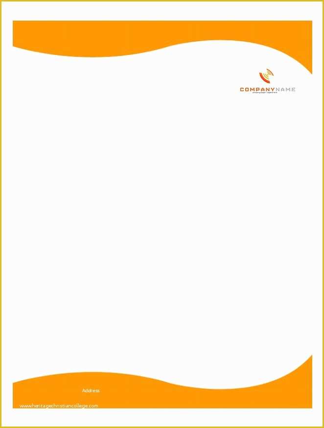Free Letter Headed Paper Templates Download Of 46 Free Letterhead Templates & Examples Free Template