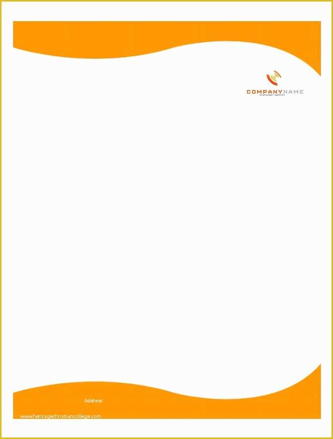 Free Letter Headed Paper Templates Download Of 46 Free Letterhead Templates &amp; Examples Free Template