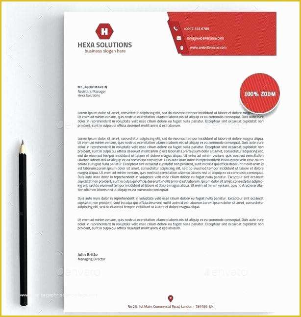 Free Letter Headed Paper Templates Download Of Letter Headed Paper Template