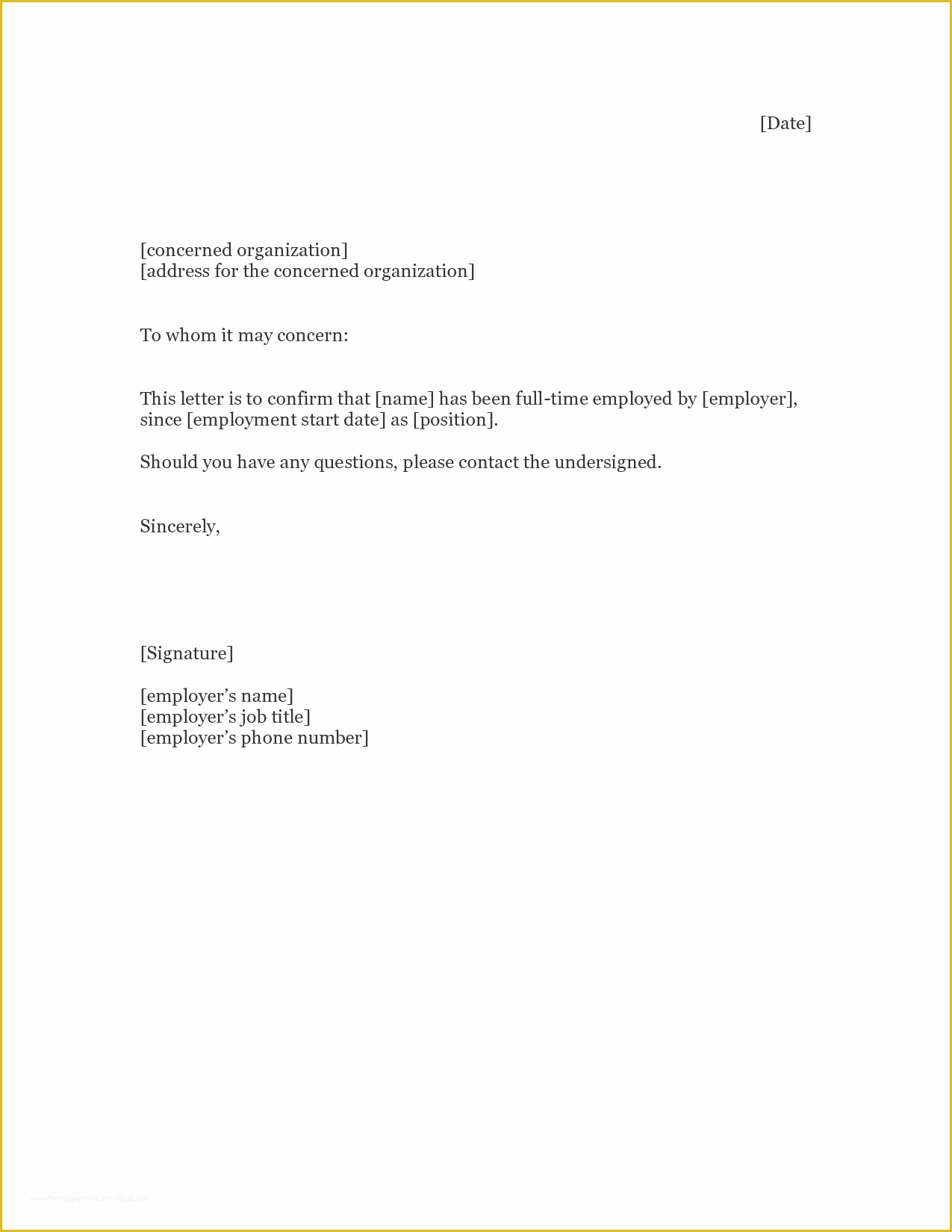 Free Letter Of Employment Template Of Best S Of Proof Unemployment Letter Sample Proof