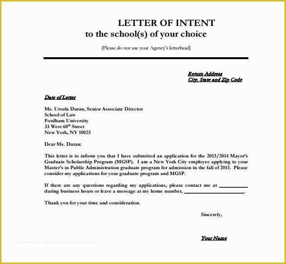 Free Letter Of Intent to Sue Template Of 13 School Letter Intent Templates Pdf Doc