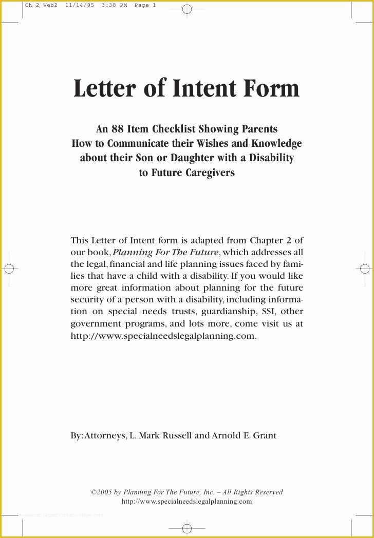 Free Letter Of Intent to Sue Template Of Letter Intent Sample