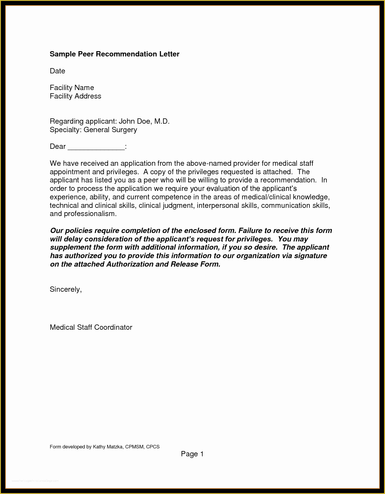 Free Letter Of Recommendation Template Of 11 Re Mendation Letter format Questionnaire Template