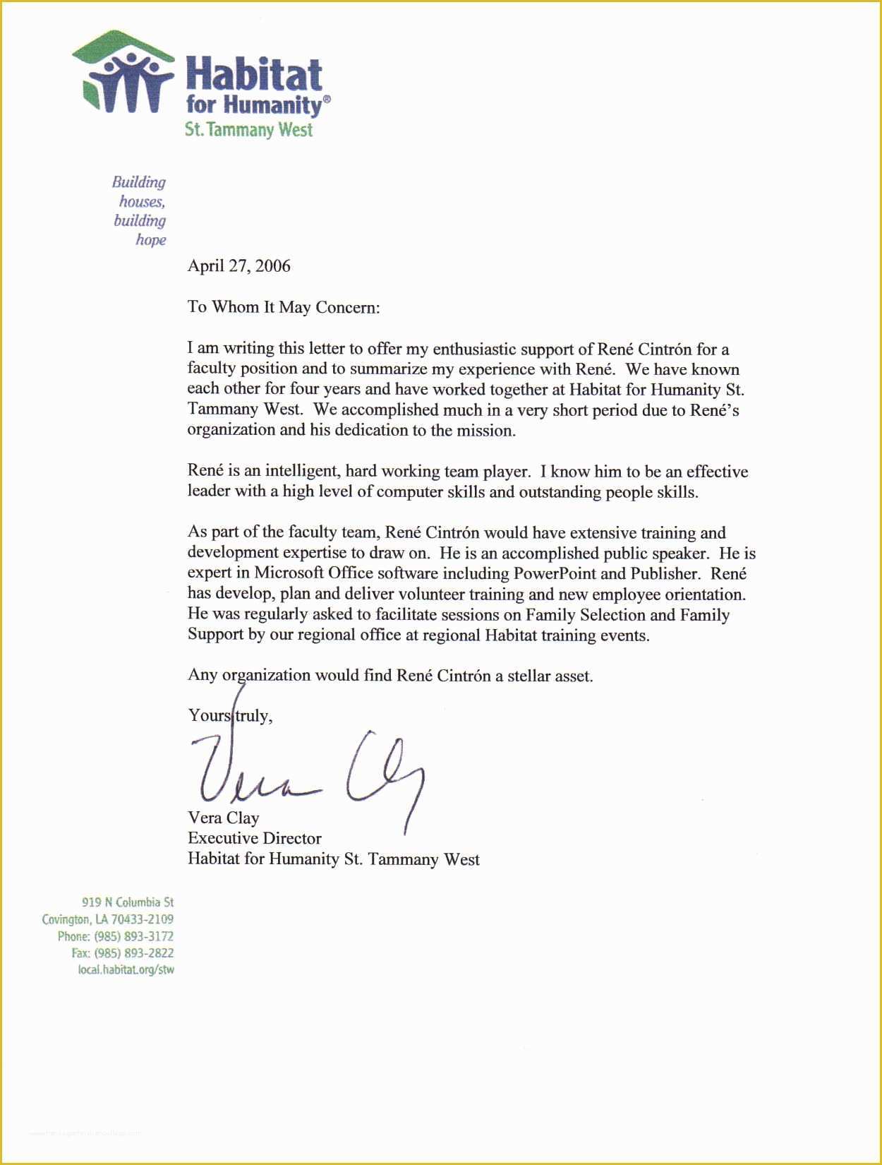 Free Letter Of Recommendation Template Of Professional Reference Letter Example