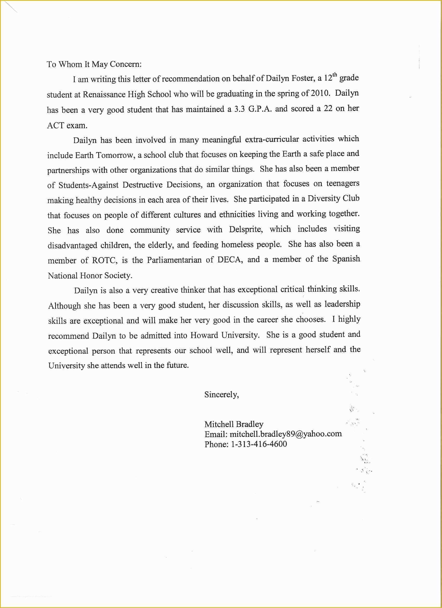 Free Letter Of Recommendation Template Of Reference Letters From Happy Clients Examples Reference