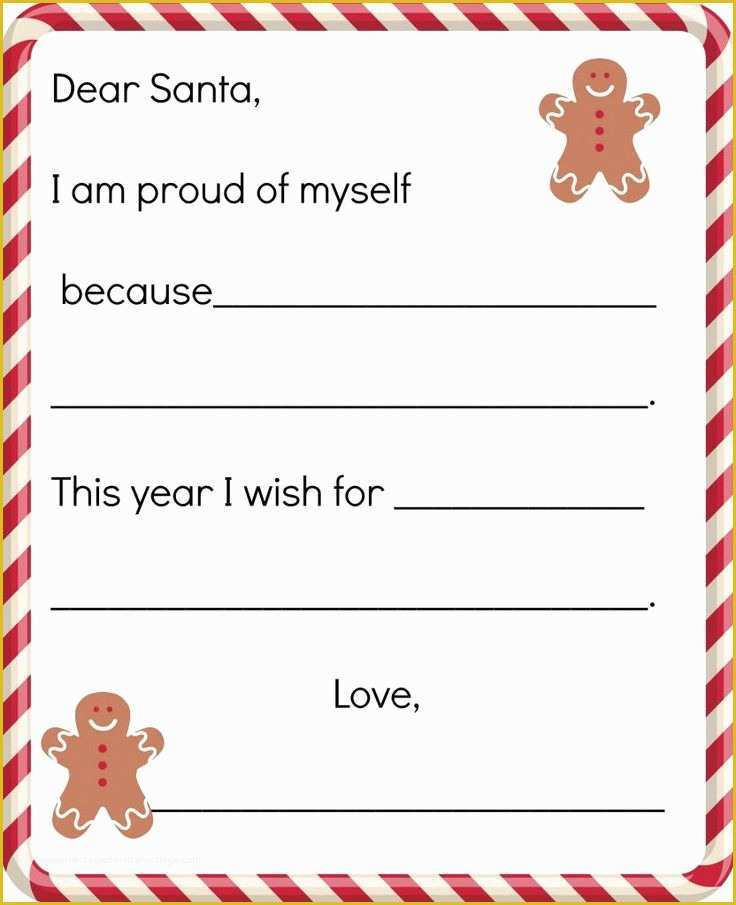 Free Letter to Santa Template Of 1000 Ideas About Letter to Santa On Pinterest