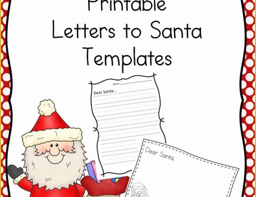 Free Letter to Santa Template Word Of Free Santa Letter Templates the Homeschool Village