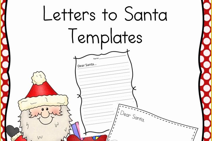 Free Letter to Santa Template Word Of Free Santa Letter Templates the Homeschool Village