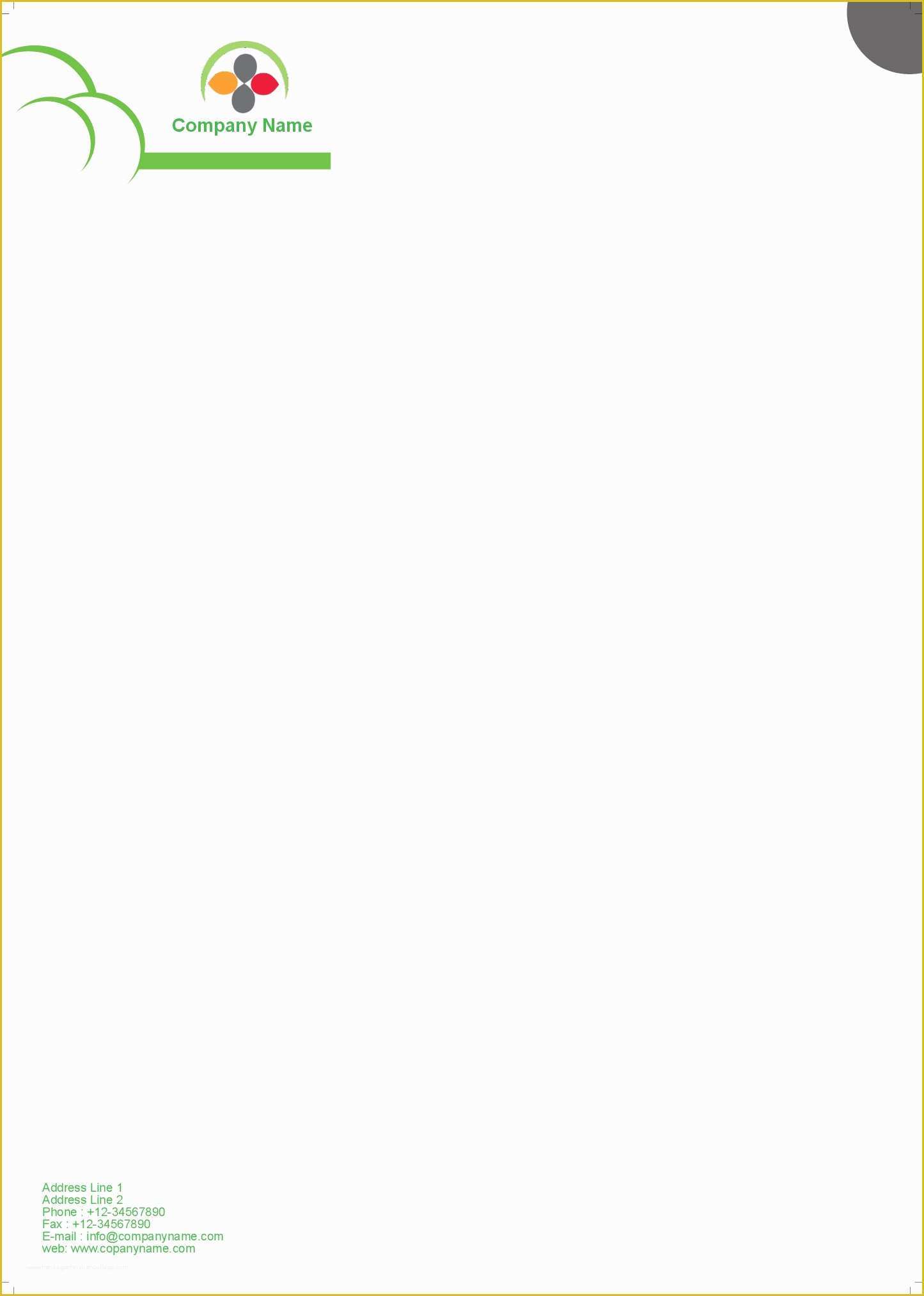 Free Letterhead Templates for Microsoft Word Of 15 Free Letterhead Templates Excel Pdf formats