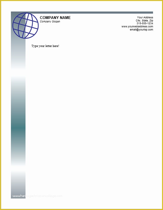 Free Letterhead Templates for Microsoft Word Of 38 Free Letterhead Templates Ms Word Templatehub