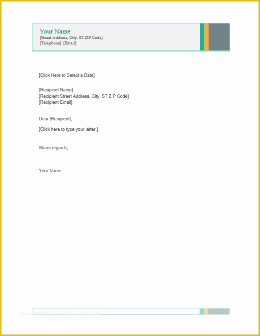 Free Letterhead Templates for Microsoft Word Of 38 Free Letterhead Templates Ms Word Templatehub