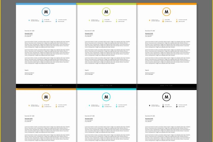 Free Letterhead Templates for Microsoft Word Of Free Modern Letterhead Template for Ms Word