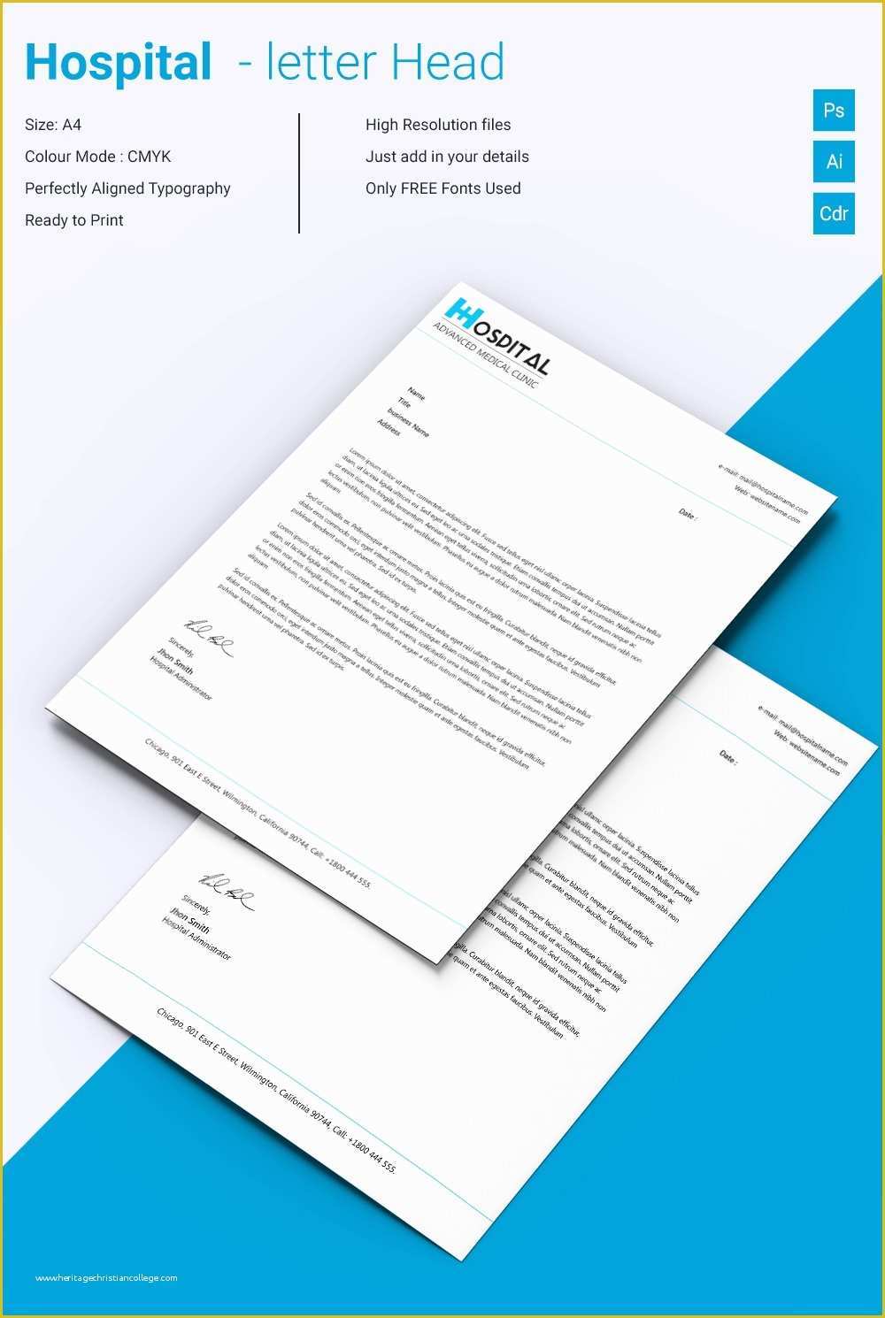 Free Letterhead Templates Of 22 Letterhead Design Templates Free Sample Example