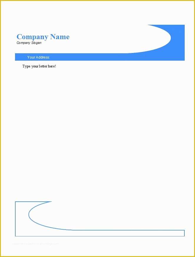 Free Letterhead Templates Of 46 Free Letterhead Templates & Examples Free Template