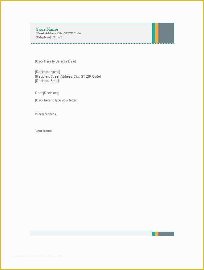 Free Letterhead Templates Of 46 Free Letterhead Templates &amp; Examples Free Template