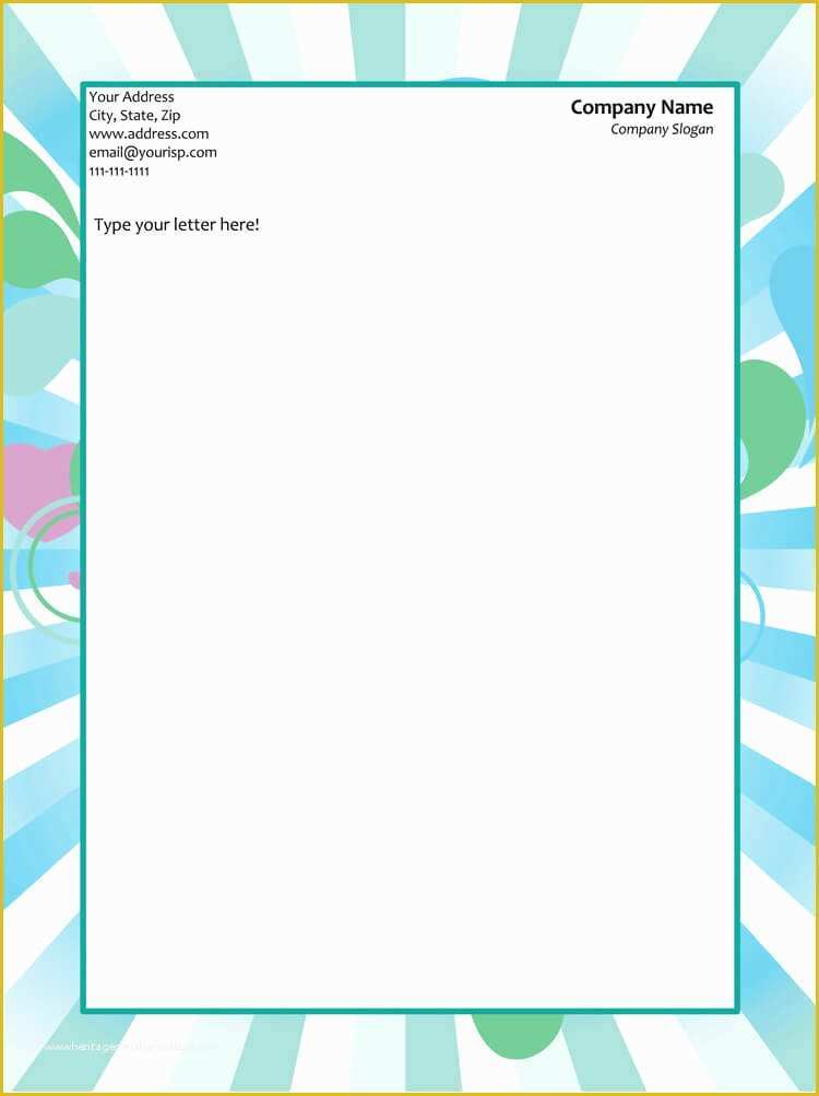 Free Letterhead Templates Of 50 Free Letterhead Templates & formats for Word