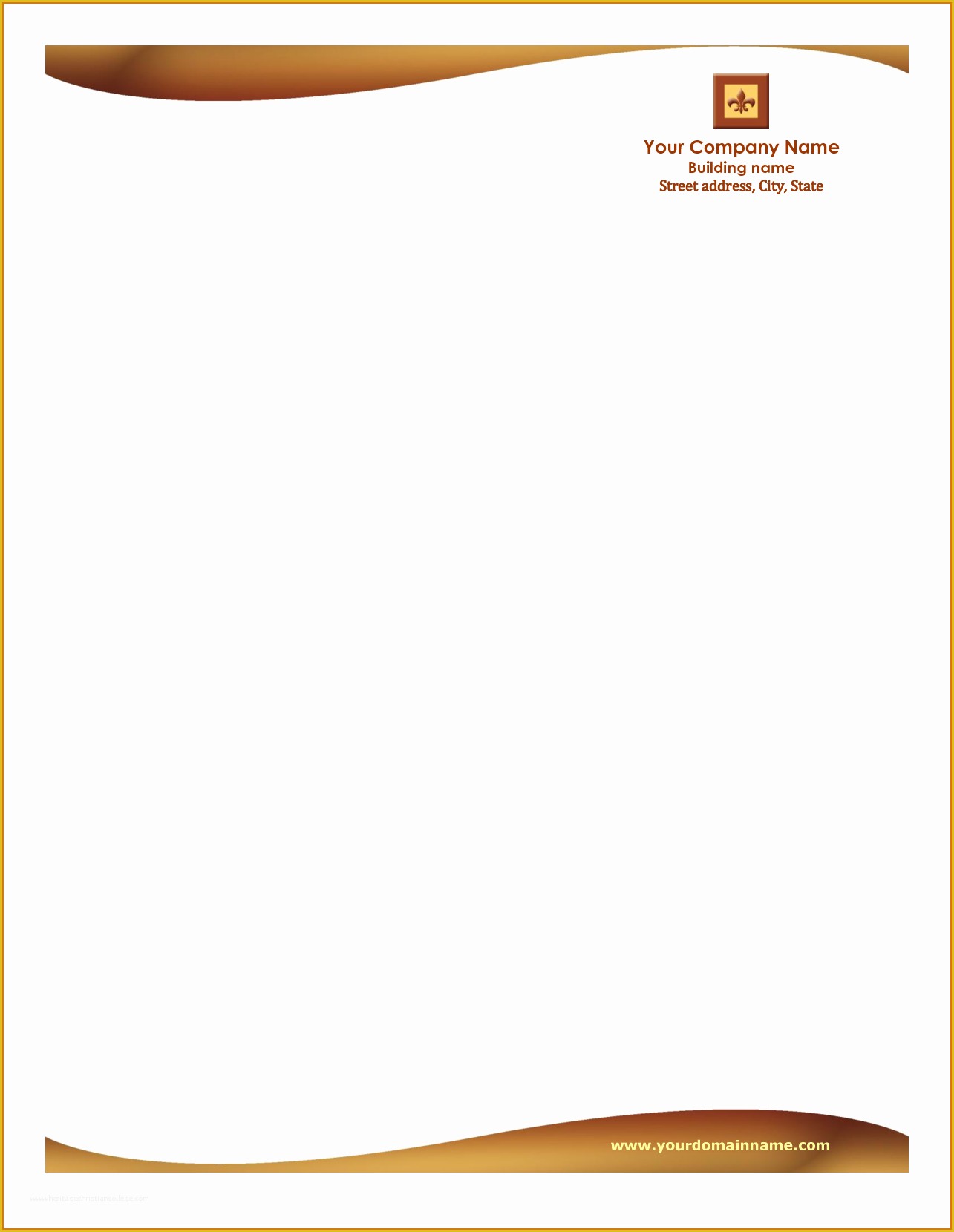 Free Letterhead Templates Of 8 Free Printable Letterhead Templatesreference Letters