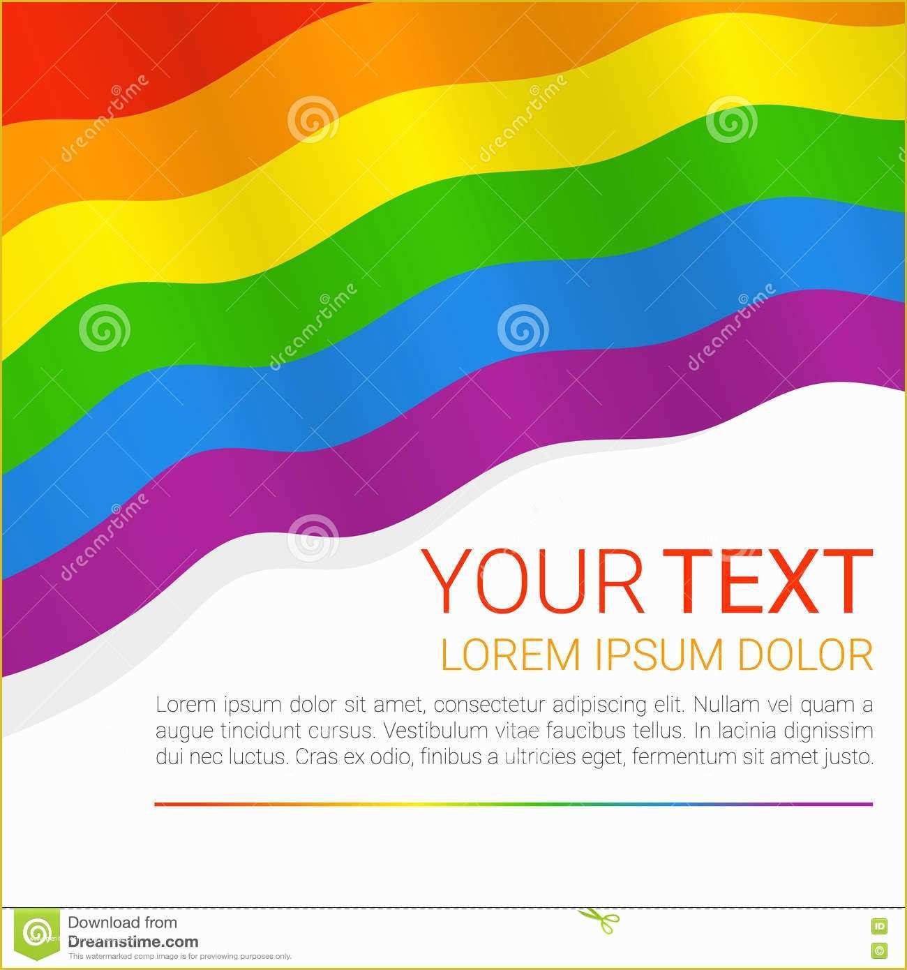 Free Lgbt Powerpoint Templates Of Rainbow Flag Colorful Abstract Geometrical Background