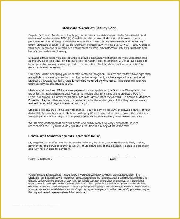 Free Liability Release form Template Of 11 Liability Waiver form Templates Pdf Doc