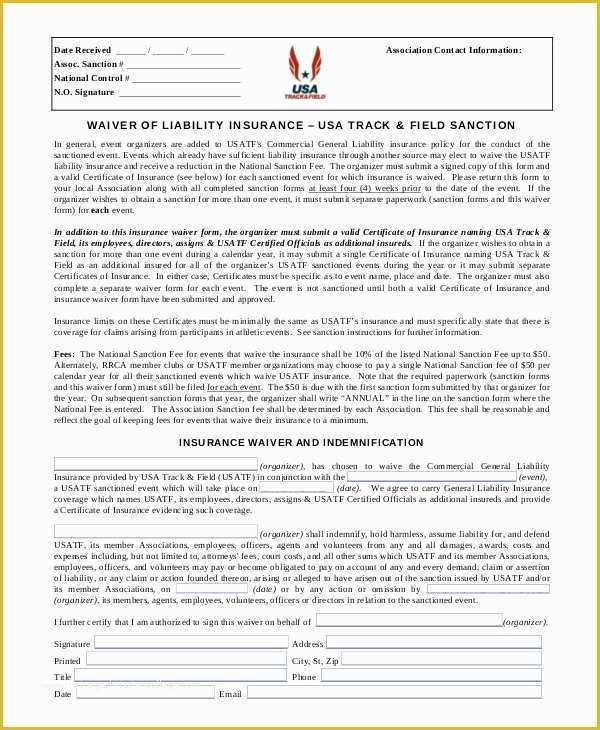 Free Liability Release form Template Of 11 Liability Waiver form Templates Pdf Doc