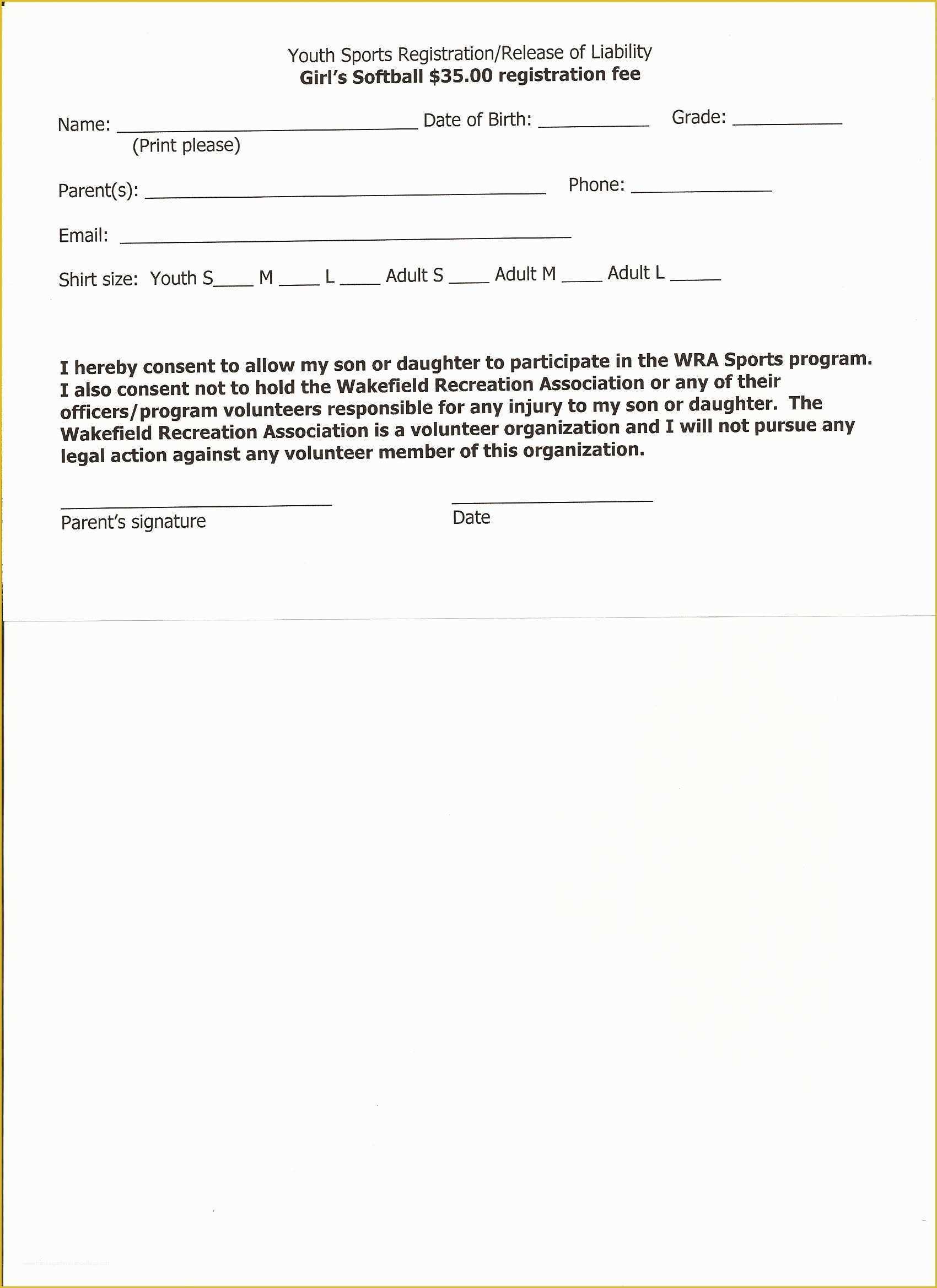 Free Liability Release form Template Of Liability Release form Template Free Printable Documents