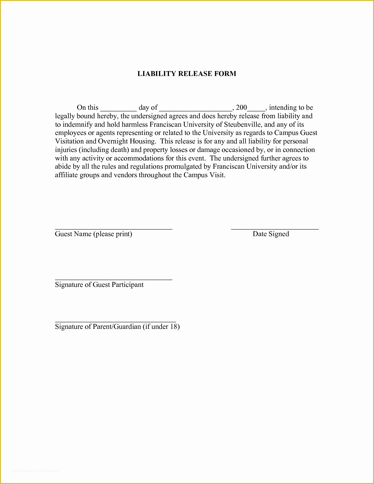 Free Liability Release form Template Of Release Liability forms Beauty Salons