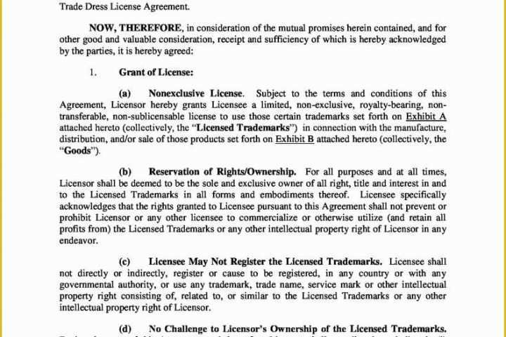 Free License Agreement Template Of Product Licensing Agreement Template New Royalty Free