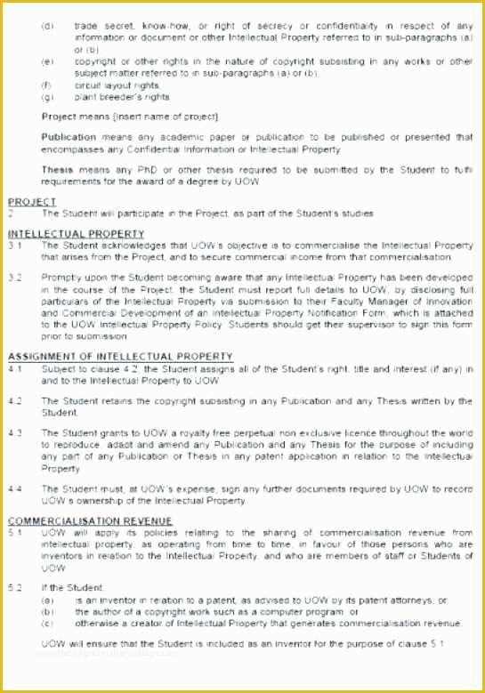 Free License Agreement Template Of Royalty License Agreement Template Royalty License