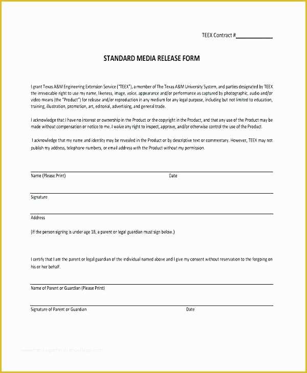 Free Lien Release form Template Of Template for Medical Release form Beautiful Luxury Waiver
