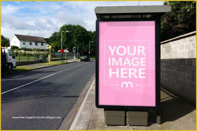 Free Like Us On Facebook Template Of City Billboard Mockup Generator Mediamodifier