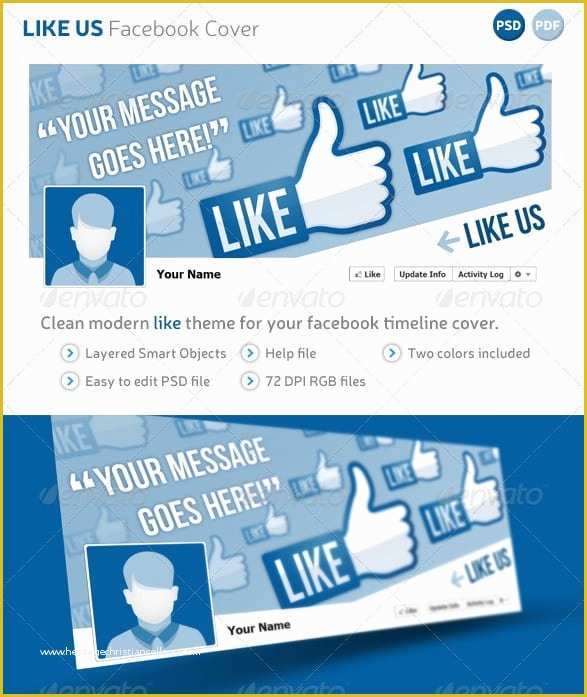 Free Like Us On Facebook Template Of Timeline Cover Templates Free & Premium